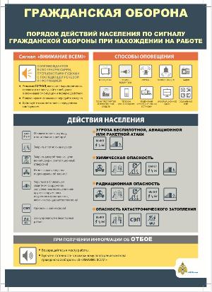 Гражданская оборона при нахождении на работе